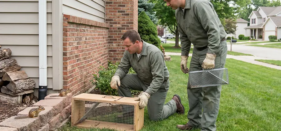Remove Chipmunks From Yard in Peachtree City