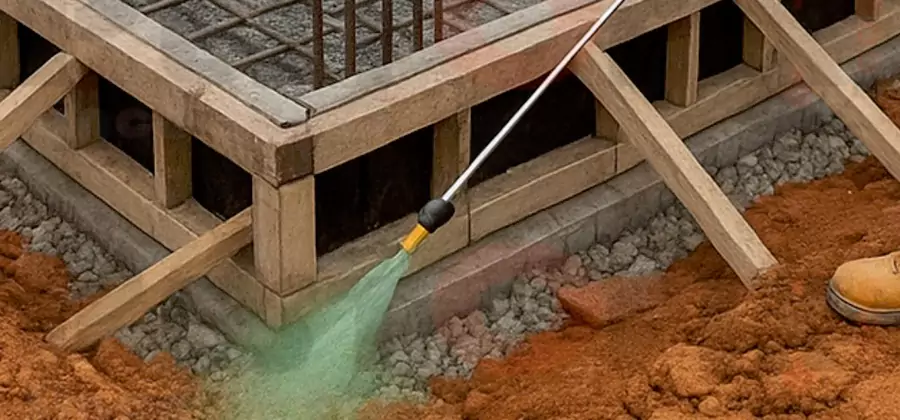 Foundation Slab Termite Treatment in Peachtree City