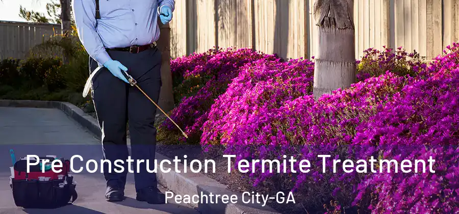 Pre Construction Termite Treatment Peachtree City-GA